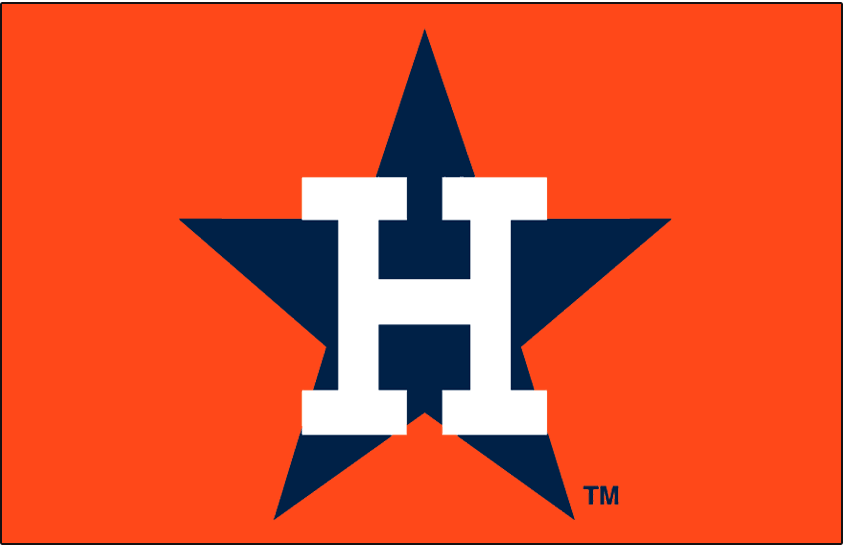 Houston Astros 1971-1982 Cap Logo fabric transfer